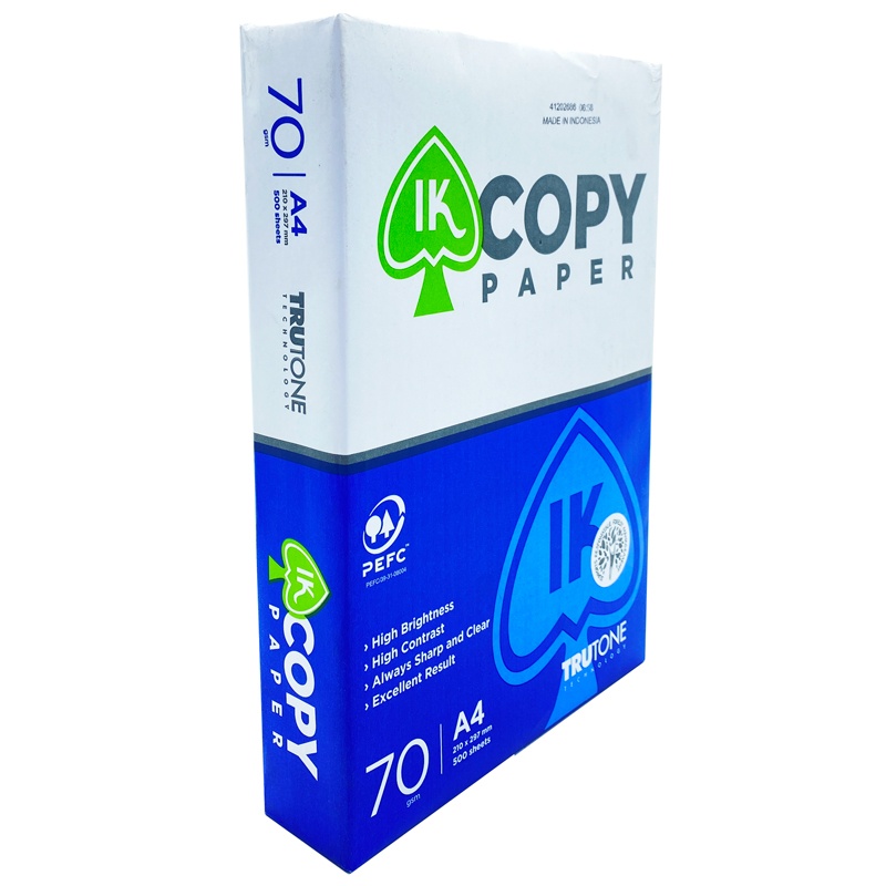 Thùng 5 tập giấy in A4 IK COPY ĐL70gsm