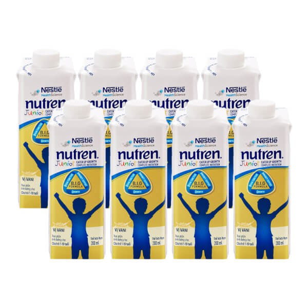 Thùng 24 hộp Sữa Nutren Junior pha sẵn hộp 200ml