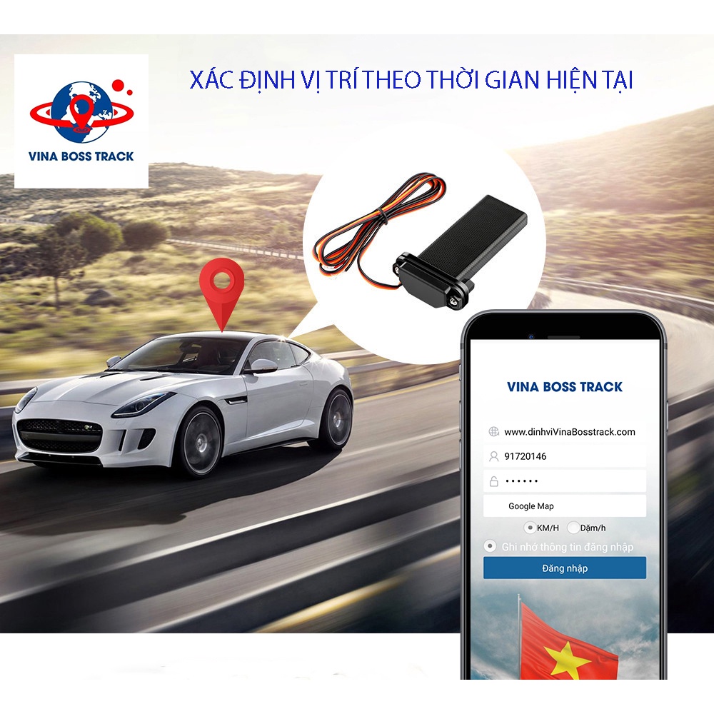 Định vị GPS ô tô xe máy GT02, miễn phí phần mềm vĩnh viễn, bảo hành 12 tháng ưu đãi mua kèm sim 4G data 1 năm | BigBuy360 - bigbuy360.vn