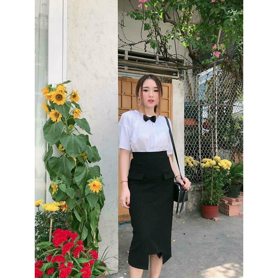 Set rời áo chân váy ( ảnh thật + clip)