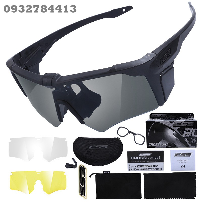 Mắt kính lính nhiều tròng Crossbow AF có gọng cận | BigBuy360 - bigbuy360.vn