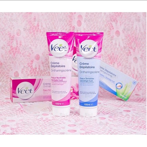 Kem tẩy lông VEET Tuýp 100ml [HÀNG CHUẨN] Chân trắng dáng xinh_Chần chờ gì mà không mua VEET