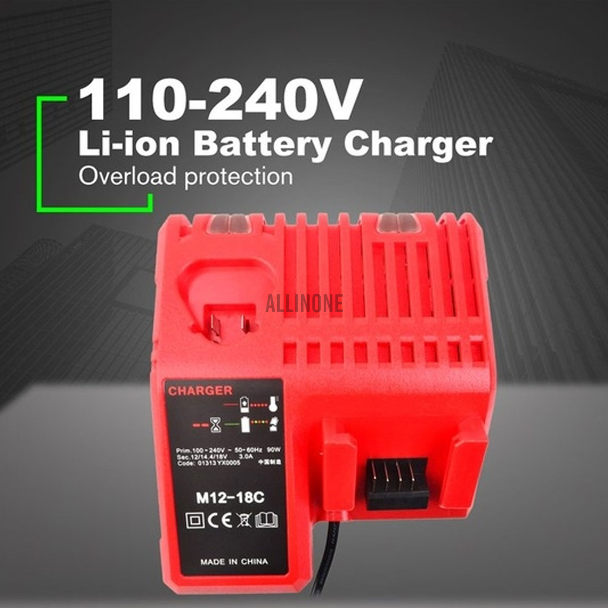 Bộ Sạc Pin Li-Ion 2.0ah 4.0ah 110v-240v