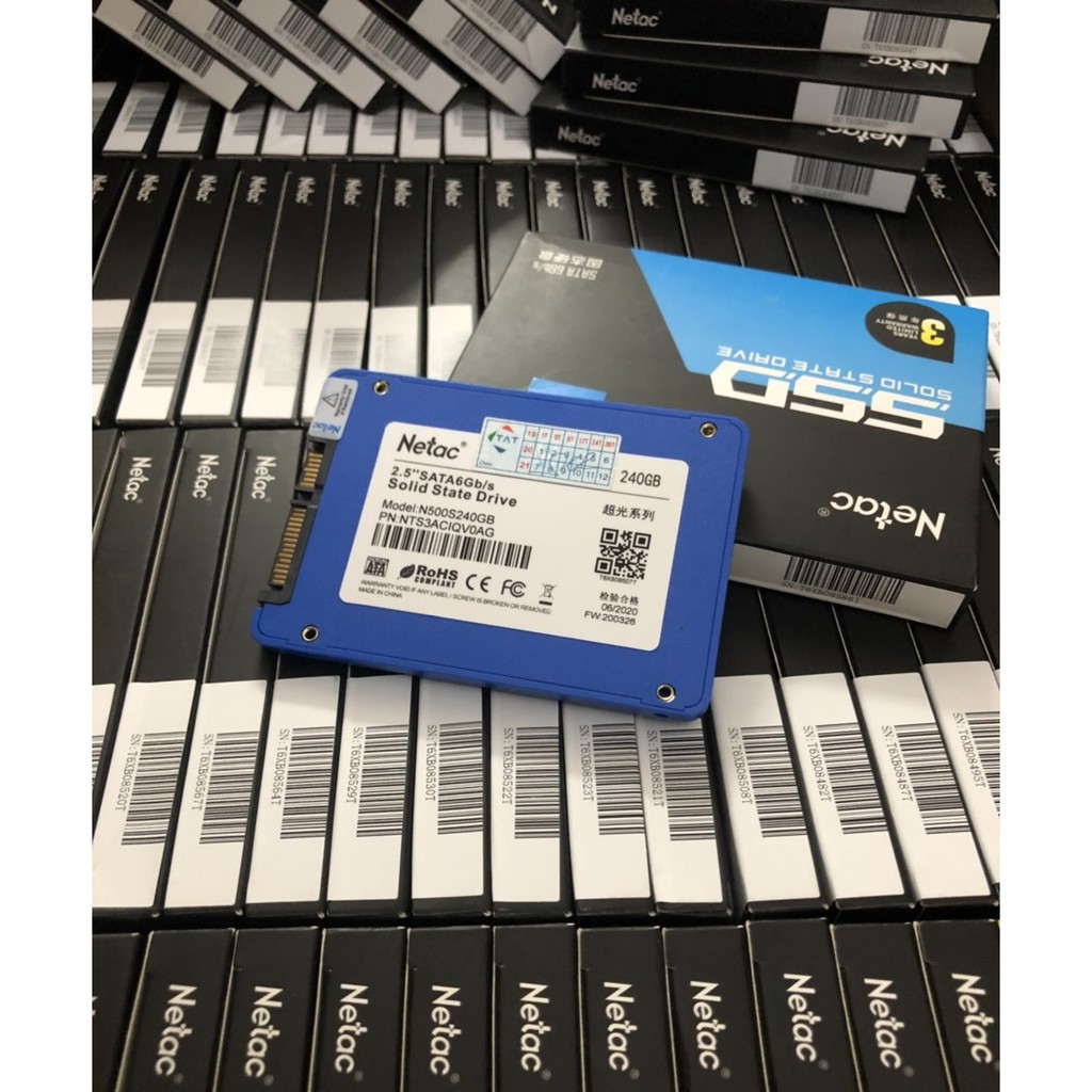 SSD Netac 240GB N500S SATA3 6Gb/s 2.5 inch Chính Hãng Dùng Cho Laptop PC Desktop - Mới Bảo hành 36 tháng | WebRaoVat - webraovat.net.vn