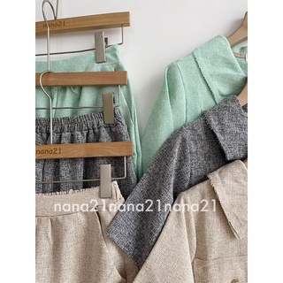 Set đồ 2 món vải muối tiêu tua rua