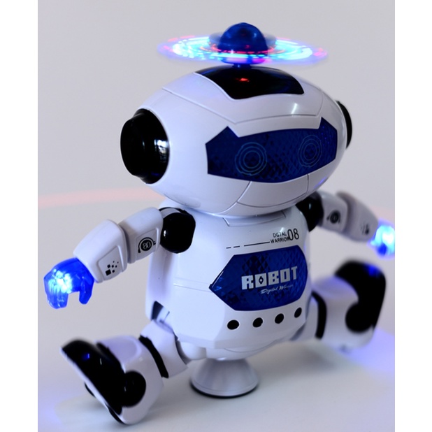 Đồ chơi Robot thông minh sáng tạo - xoay 360 phát nhạc hot trend