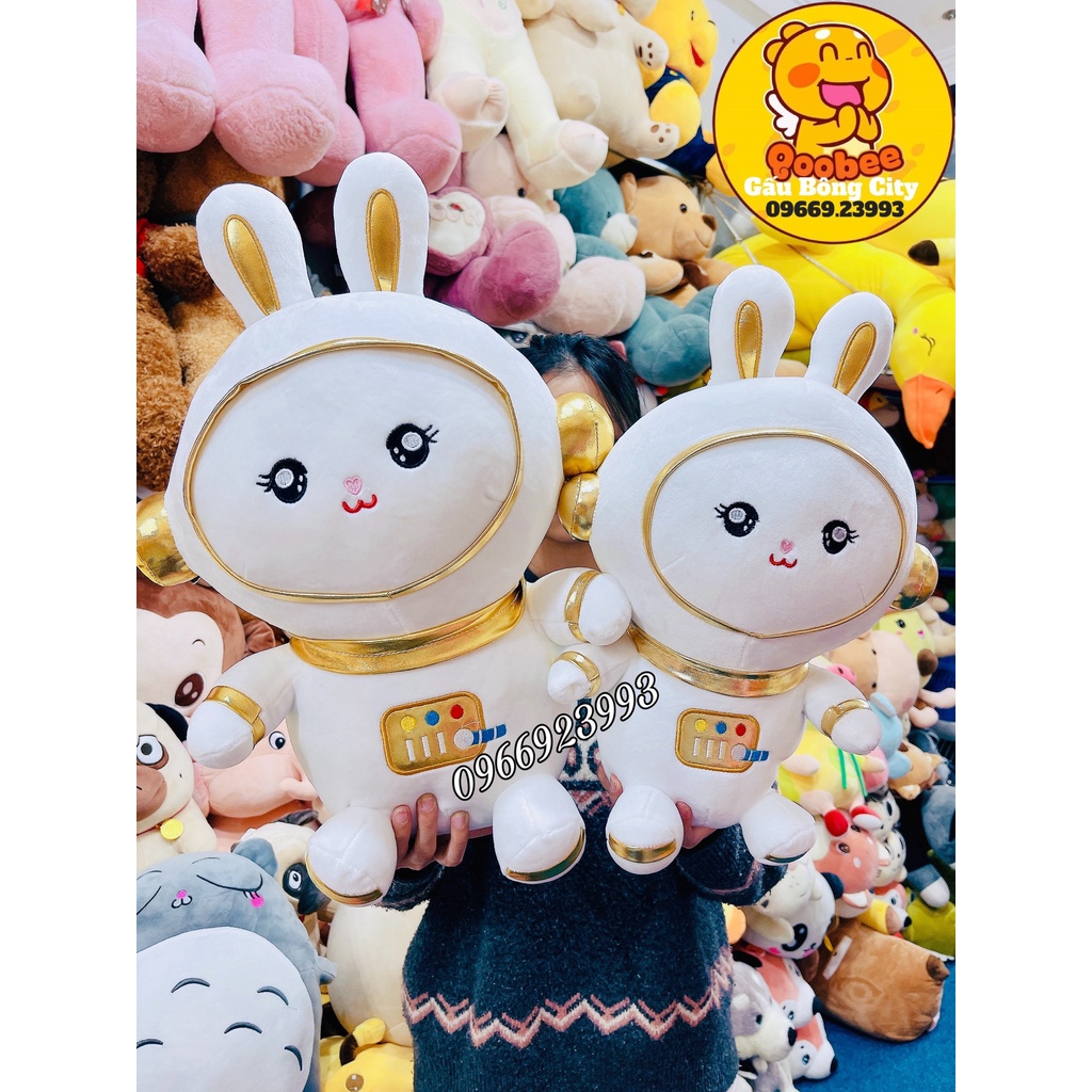 Gấu Bông Thỏ Phi hành Gia - Thỏ Nhồi Bông Cao Cấp Gấu Bông City