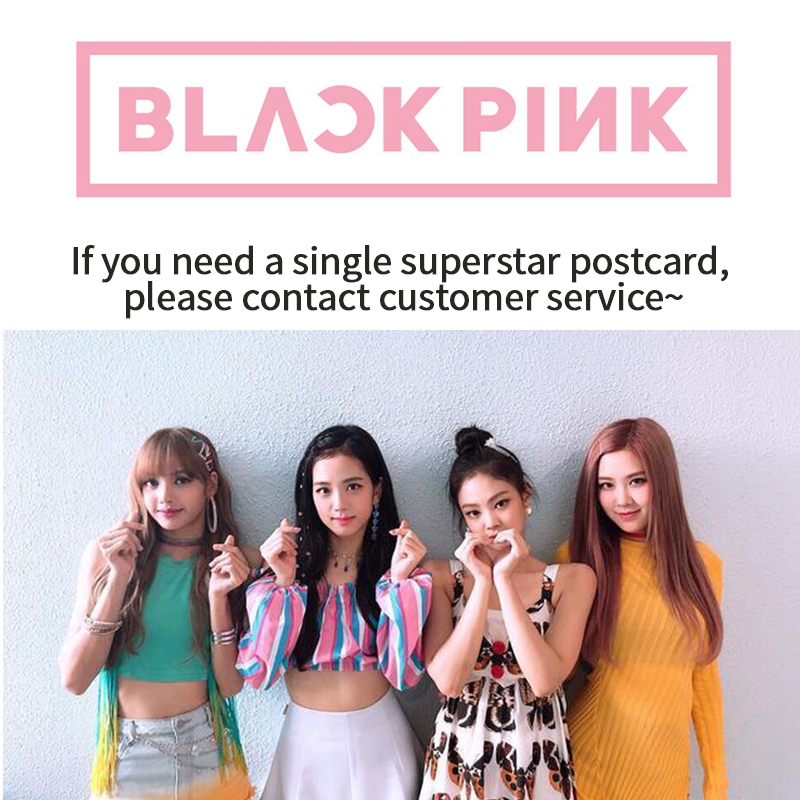 54pcs/set BlackPink Lomo Cards K-pop Photocard Lomo Card JISOO JENNIE ROSÉ LISA