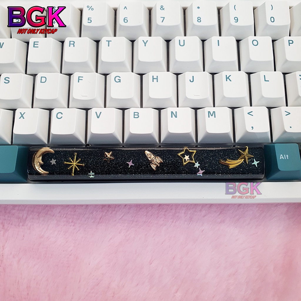 Keycap Nút Bàn Phím Cơ Phi Thuyền Vũ Trụ Space SA Profile 6.25U Artisan keycap