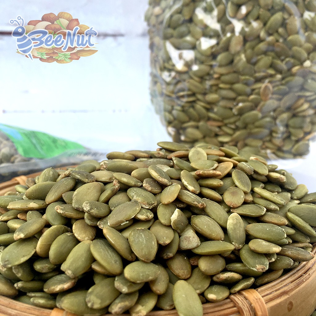 [500g] Hạt Bí Xanh (Ấn Độ) - Đã Tách Vỏ - Hạt Bí Loại Sống/Đã Rang Thơm - Làm sữa hạt - BeeNut