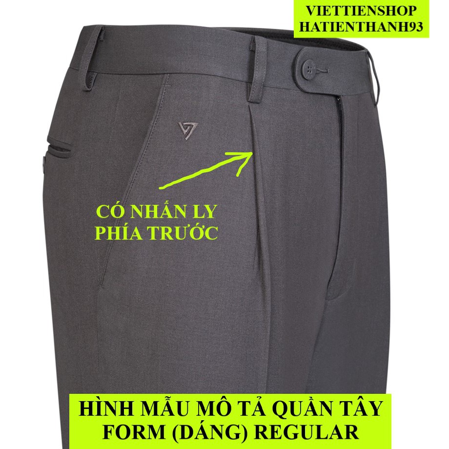 (4240 - R) QUẦN TÂY VIỆT TIẾN CÓ LY MÀU NÂU SÁNG FORM THOẢI MÁI, RỘNG RÃI | BigBuy360 - bigbuy360.vn