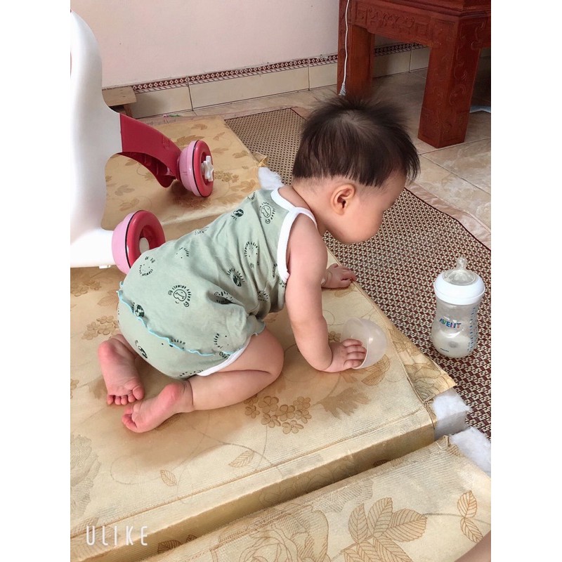 [INBOX CHỌN MẪU] Bộ hotga 2 dây, bộ thun, chất mát, đồ bộ sơ sinh bé gái(size 3-12kg)