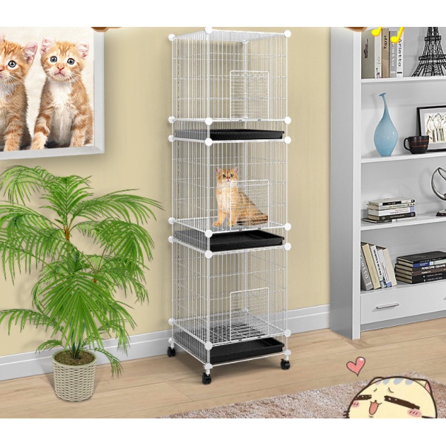 Combo lồng cho thú cưng hiện đại đủ màu sắc