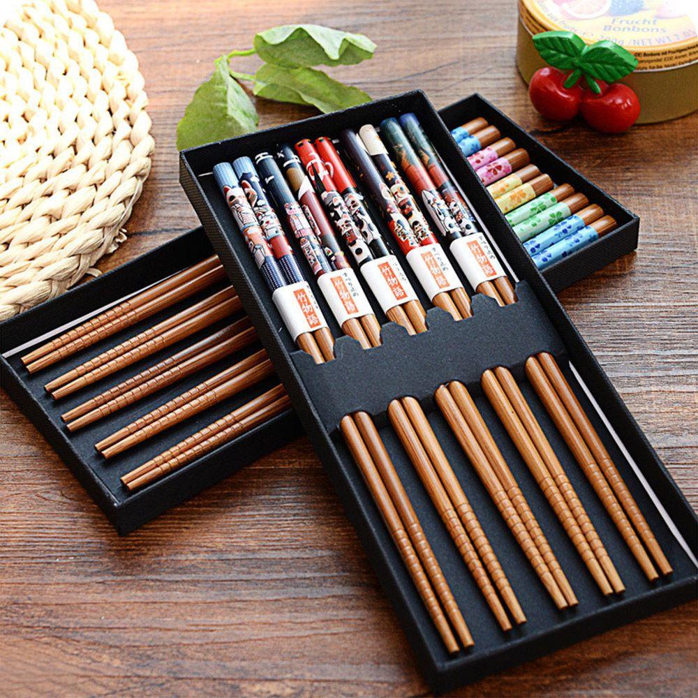 Bộ 5 Đôi Đũa Tre Cao Cấp