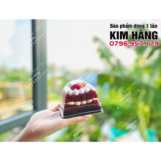 Set 100 hộp a93 đựng bánh bông lan cuộn cắt lát ,...