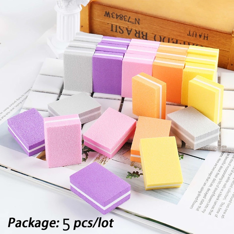 Bộ 5 Cây Dũa Móng Tay Mini Hai Mặt Chuyên Nghiệp
