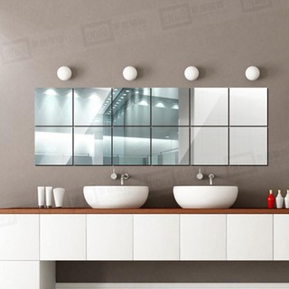 Decal gương dán tường 30*30cm