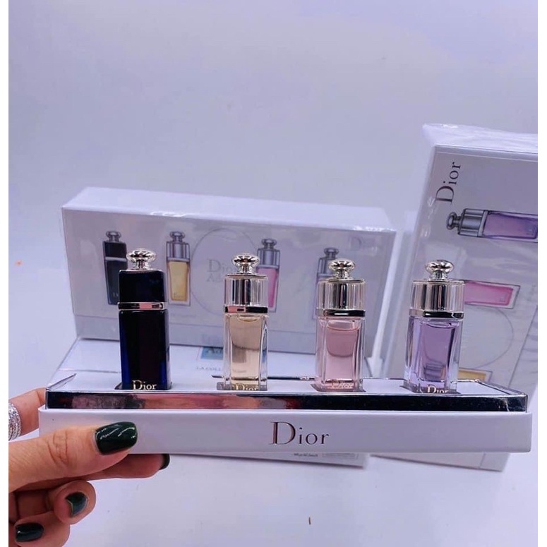 Set nước hoa Dior addict gồm 4 chai mini