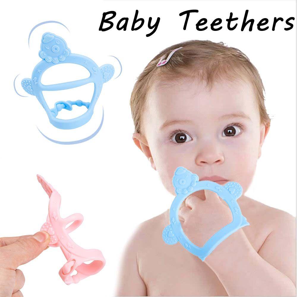 PATRICIA Đồ Chơi Ngậm Nướu Hình Bạch Tuộc Bằng Silicone Dành Cho Trẻ Sơ Sinh