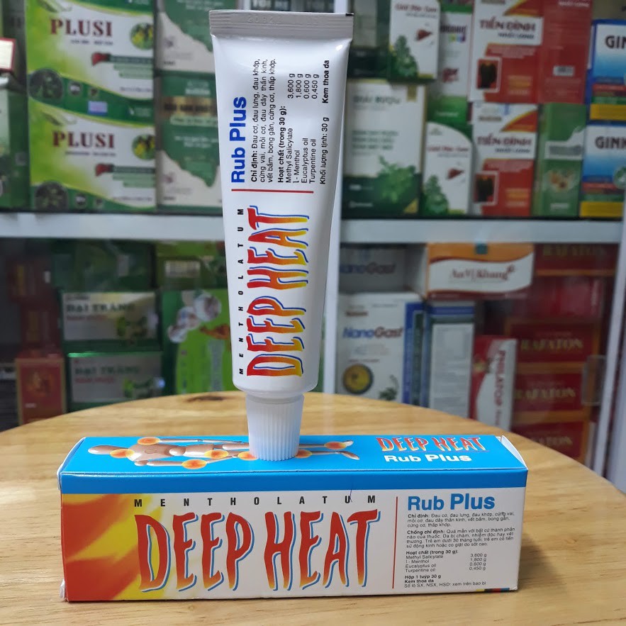 DEEP HEAT KEM THOA DA GIẢM ĐAU