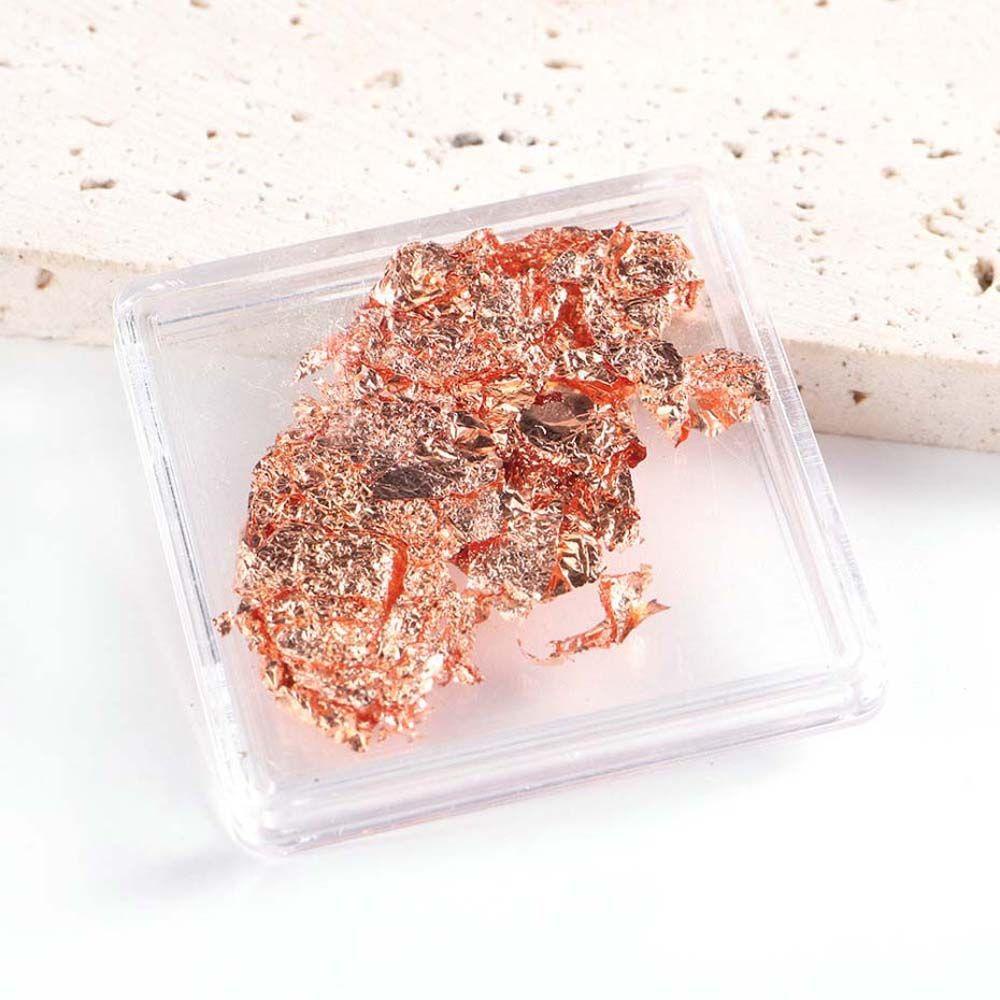 OCEANMAP Sticker Dán Móng Họa Tiết Lá Hoa Hồng 3D Nhiều Màu Sắc