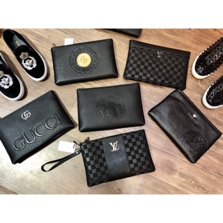 Ví cầm tay Nam Nữ da có sẵn.!! Cluth da