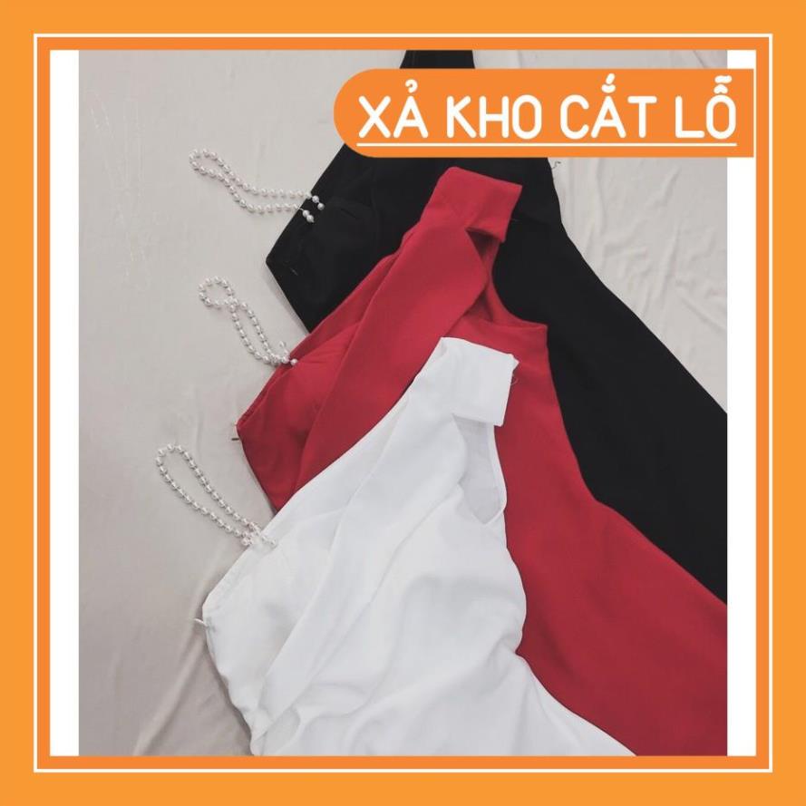 [Quần Áo Hot] Đầm dự tiệc 1 dây vai đính chuỗi sang trọng quý phái | BigBuy360 - bigbuy360.vn
