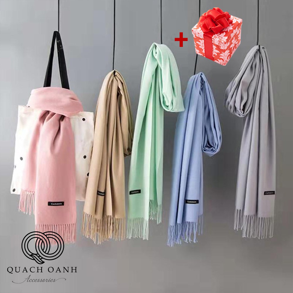 [Mã FAWINTER hoàn 15% xu đơn 99K] Khăn quàng Cashmere phong cách Hàn Quốc | BigBuy360 - bigbuy360.vn