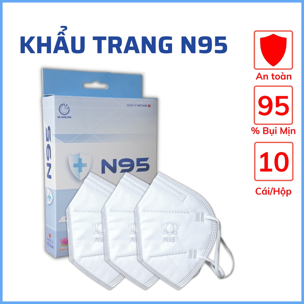 Hộp 10 Chiếc Khẩu Trang 3M, N95 Cao Cấp | WebRaoVat - webraovat.net.vn