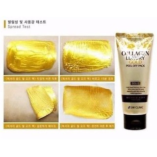 [Chính Hãng] Mặt nạ lột tinh chất vàng 3W CLinic Collagen Luxury Gold Peel Off Pack 100ml