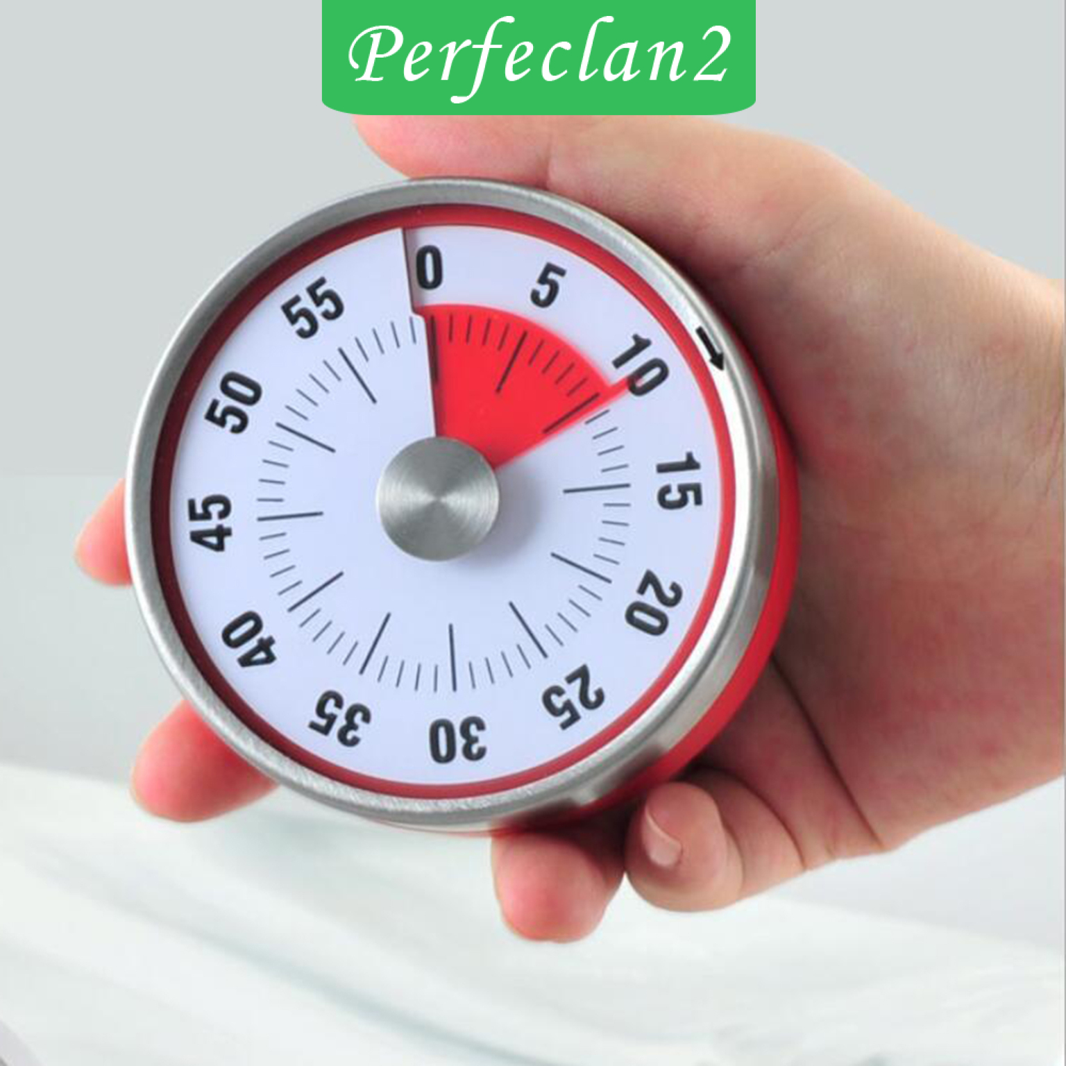 [PERFECLAN2]3 Inch Round Kitchen Mechanical Timer Countdown Count Up Alarm Cooking