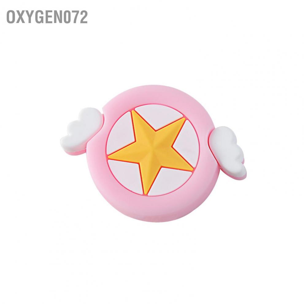 Oxygen072 Cute Cartoon Cable Winder USB Protector Silicone Cord Retractor for Household Office