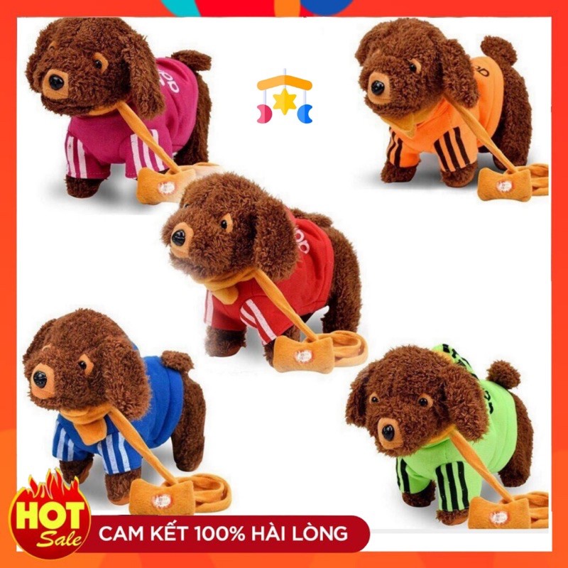 Đồ Chơi Chó Bông Biết Đi Hát Tiếng Việt Dành Cho Bé