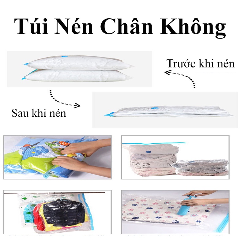 Túi Hút Chân Không, Túi Đựng Quần Áo Hút Chân Không Chống Ẩm Mốc, Tiết Kiểm Diện Tích titan.st