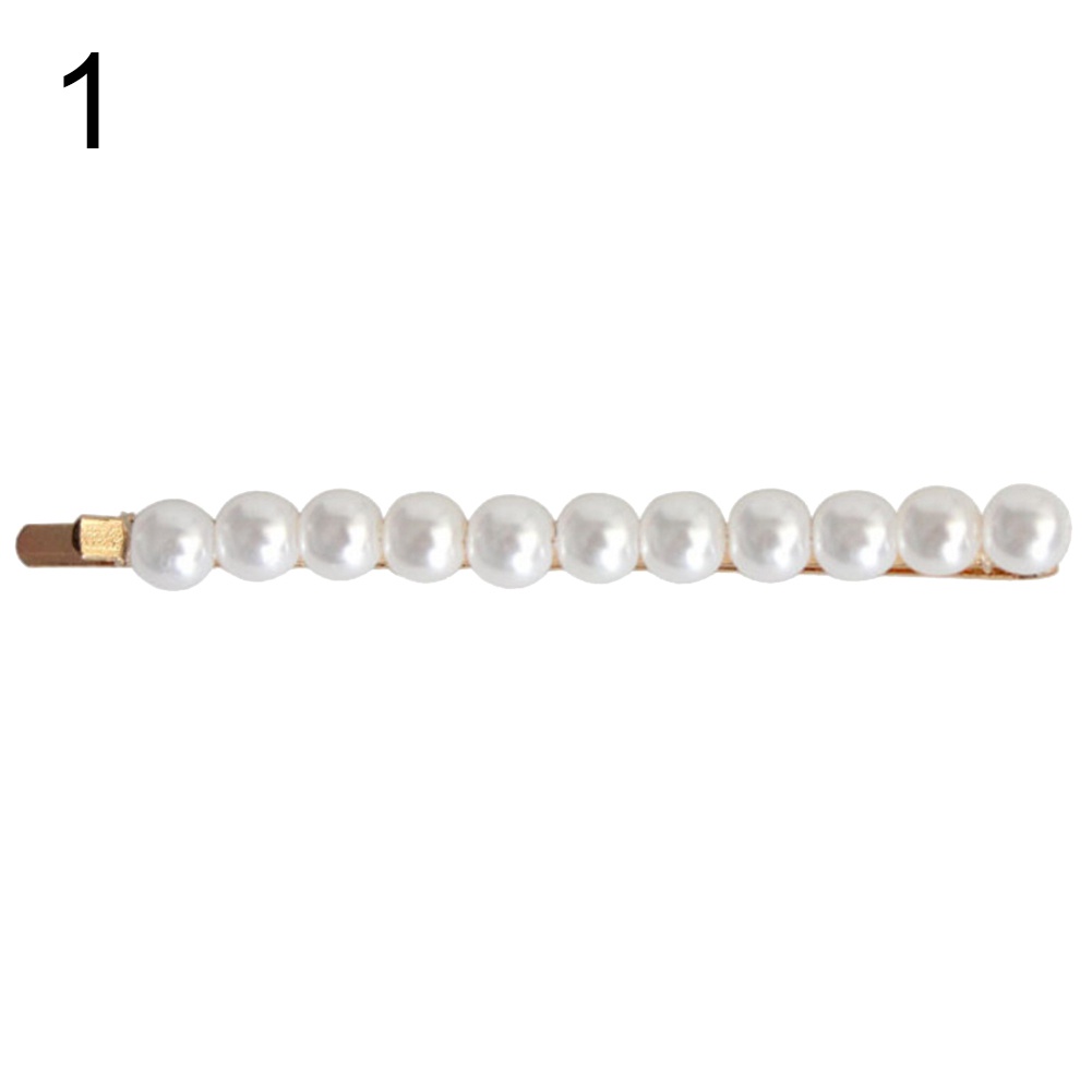 Kẹp tóc đính ngọc trai nhân tạo sành điệu cho nữ