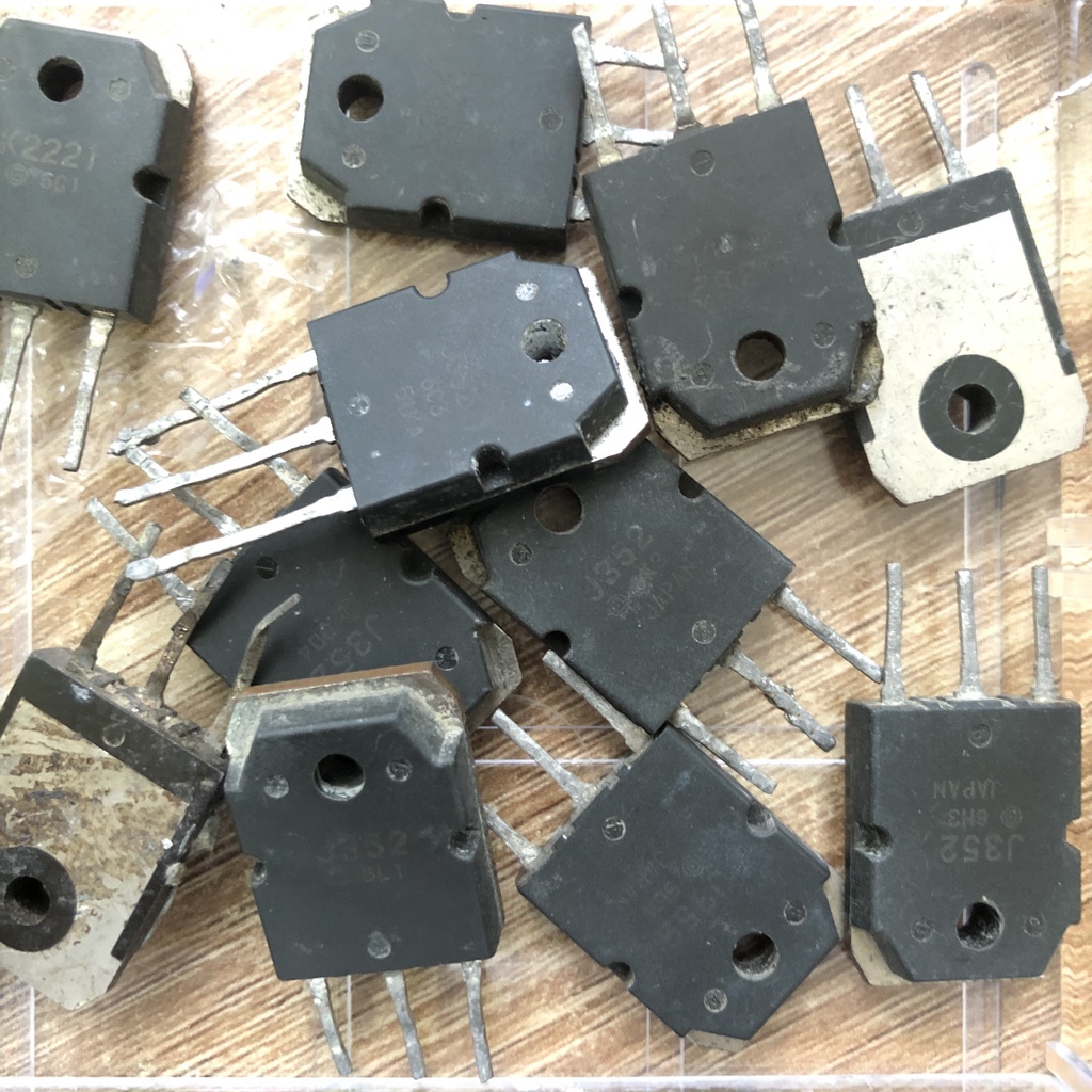 Cặp sò J352-K2221, cặp sò âm ly bóc máy chính hãng.