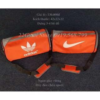 Túi Đựng Đồ Tập Gym Đá Bóng Thể Thao Nam Nữ Có Ngăn Đựng Giày  - Chống Nước Tốt, Quai Dù Độ Bền Cao