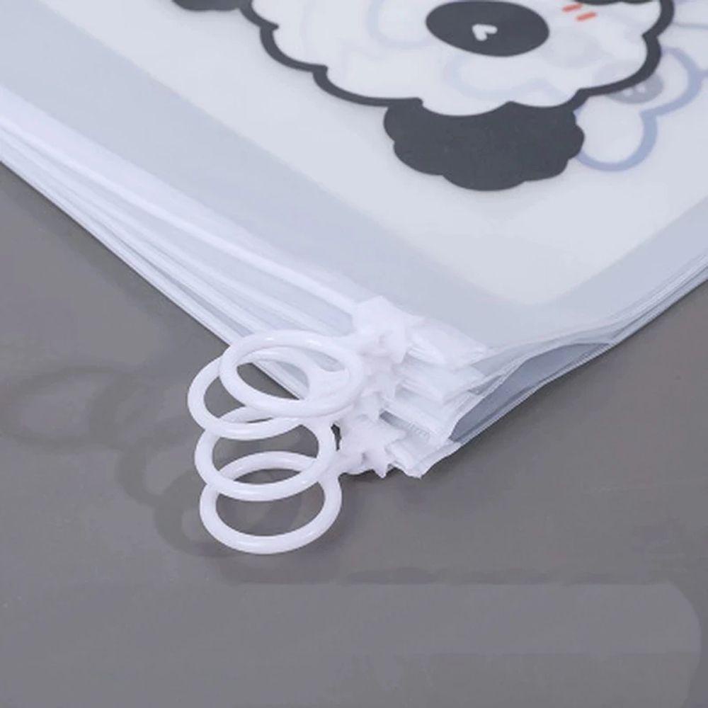 Túi Đựng Bút Trong Suốt In Hình Gấu Dễ Thương Kiểu Hàn Quốc Ốp