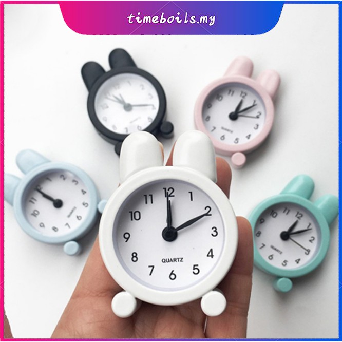 Đồng Hồ Báo Thức Điện Tử Mini Bằng Kim Loại Kiểu Dáng Dễ Thương Xinh Xắn