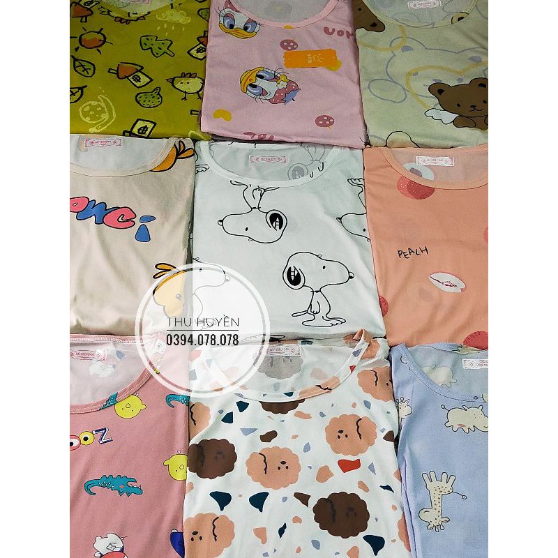  [SẴN HÀNG] - ĐỒ BỘ NGỦ CỘC TAY QUẦN DÀI HỌA TIẾT XINH XẮN ( Quảng Châu) | BigBuy360 - bigbuy360.vn