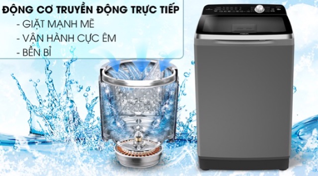 Máy Giặt AQUA 12Kg AQW-DR120CT (S) (Miễn phí giao tại HCM-ngoài tỉnh liên hệ shop)