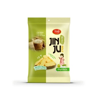 Bánh gạo jinju richy vị cốm sữa 134.4g