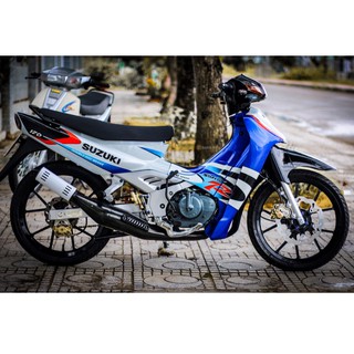 Tem rời suzuki satria 2000 - tem 3 lớp - chất lượng - tặng logo - ver 9