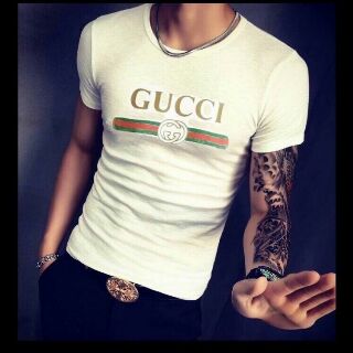 Áo thun đôi gucci nam nữ hàng qc