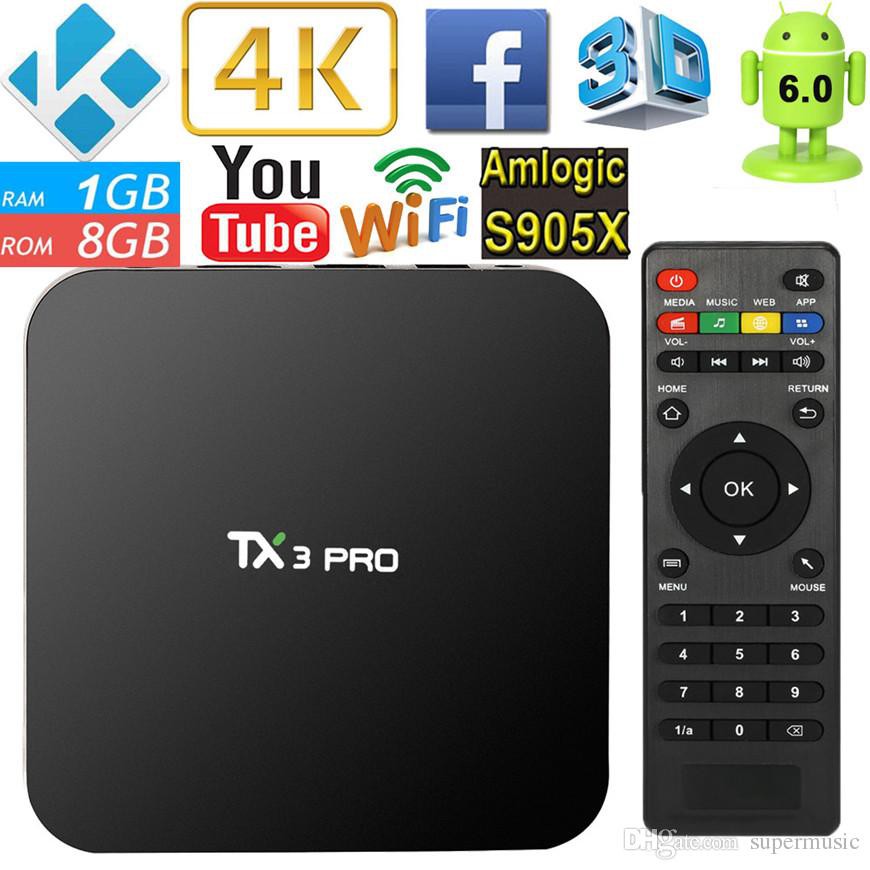 Đầu Tv Box Tx3 Pro - Android 6.0 Thông Minh - 1gb / 8gb