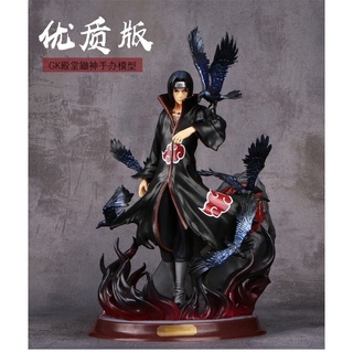 [RẺ NHẤT SHOPEE]Mô hình Naruto - Mô hình Uchiha Itachi Akatsuki có đế quạ màu tím xanh - mô hình Naruto Itachi