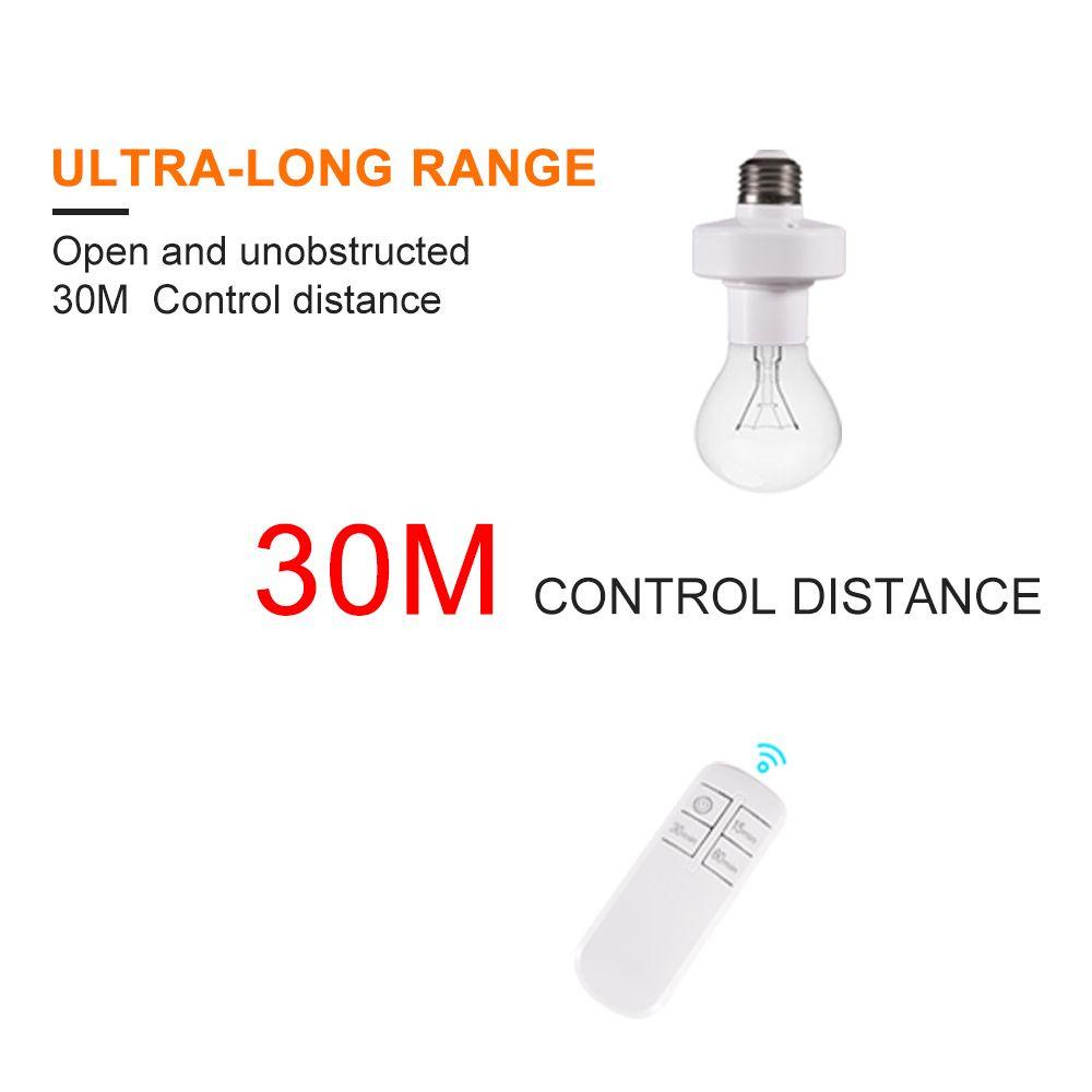 Đuôi Đèn LED E27 220V Có Công Tắc Điều Khiển Từ Xa Tiện Dụng
