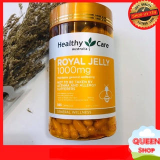 Hàng chính hãng - viên uống sữa ong chúa healthy care royal 365v úc mẫu mới. chống lão hóa, đẹp da sal 1
