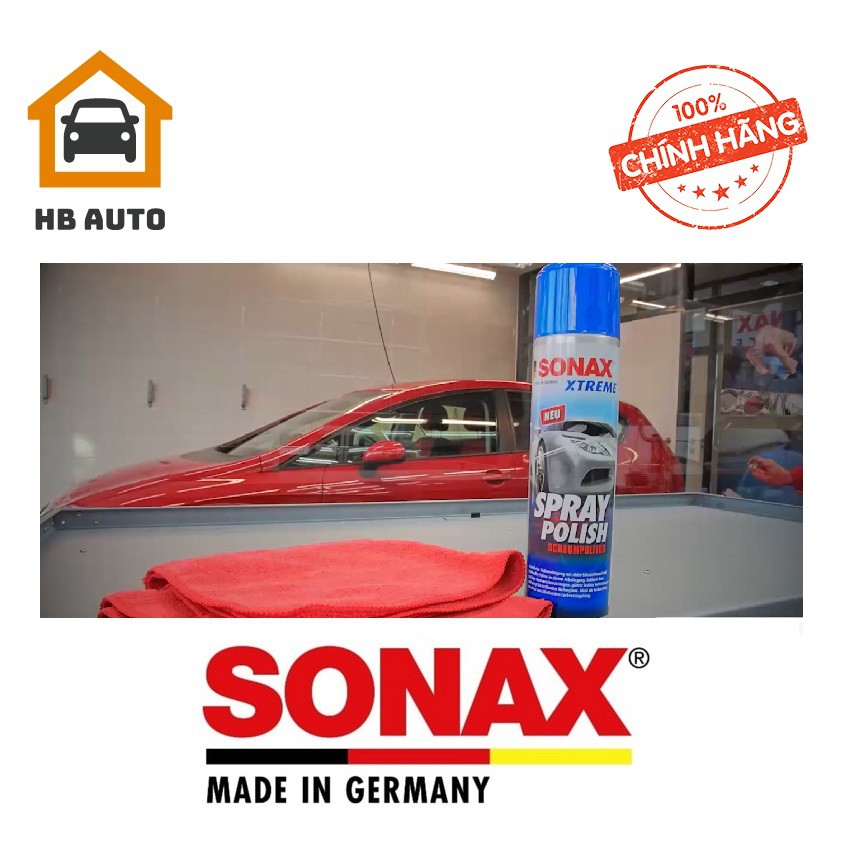 Đánh bóng sơn xe dạng bọt Sonax Xtreme Spray Polish  241300-320ml