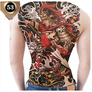 Hình xăm dán kín lưng cao cấp triệu vân màu 34x48cm